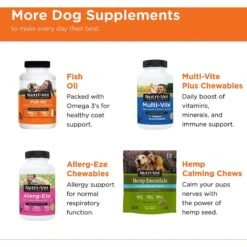 Nutri-Vet Hemp Peanut Butter & Honey Flavor Skin & Coat Soft Chew Supplement For Adult Dogs, 12.7-oz -Pet Wellness 503694 PT5. AC SS1800 V1648073491