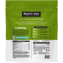 Nutri-Vet Hemp Peanut Butter & Honey Flavor Calming Soft Chew Supplement For Adult Dogs, 12.7-oz -Pet Wellness 503718 PT8. AC SS1800 V1648073812