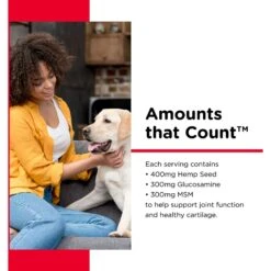 Nutri-Vet Hemp Peanut Butter & Honey Flavor Hip & Joint Soft Chew Supplement For Adult Dogs, 12.7-oz -Pet Wellness 503742 PT2. AC SS1800 V1648073793