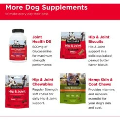 Nutri-Vet Hemp Peanut Butter & Honey Flavor Hip & Joint Soft Chew Supplement For Adult Dogs, 12.7-oz -Pet Wellness 503742 PT5. AC SS1800 V1648074417
