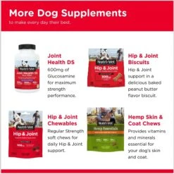 Nutri-Vet Hemp Peanut Butter & Honey Flavor Hip & Joint Soft Chew Supplement For Adult Dogs, 12.7-oz -Pet Wellness 503742 PT8. AC SS1800 V1678465102