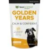 VetriScience Golden Years Chicken Flavor Calm & Confident Behavior Support Chew Supplement For Senior Dogs, 60 Count