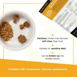 VetriScience Golden Years Chicken Flavor Calm & Confident Behavior Support Chew Supplement For Senior Dogs, 60 Count 9 VetriScience Golden Years Chicken Flavor Calm & Confident Behavior Support Chew Supplement For Senior Dogs, 60 Count -Pet Wellness 504294 PT3. AC SS1800 V1648670792