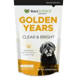 VetriScience Golden Years Chicken Flavor Clear & Bright Chew Supplement For Dogs, 60 Count
