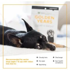 VetriScience Golden Years Chicken Flavor Clear & Bright Chew Supplement For Dogs, 60 Count -Pet Wellness 504342 PT4. AC SS1800 V1648697799