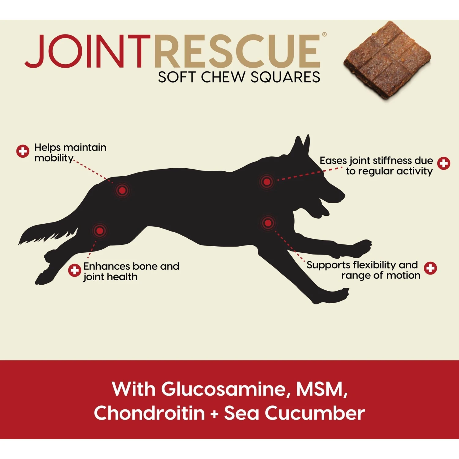 Ark Naturals Joint Rescue Beef Flavored Soft Chew Joint Supplement For Dogs 2 Ark Naturals Joint Rescue Beef Flavored Soft Chew Joint Supplement For Dogs - Image 2
