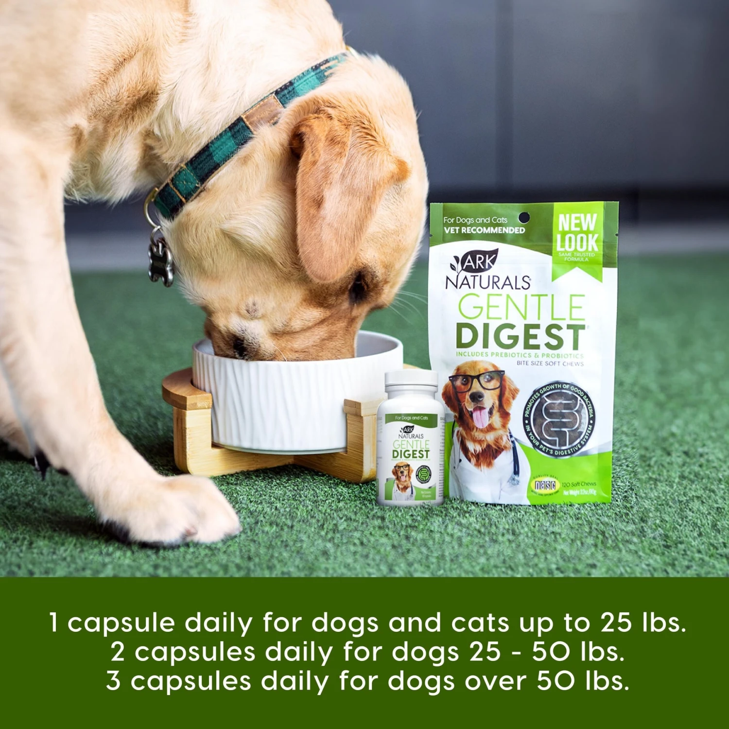 Ark Naturals Gentle Digest Dog & Cat Capsules 6 Ark Naturals Gentle Digest Dog & Cat Capsules - Image 6