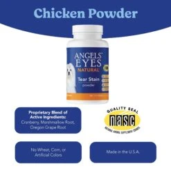 Angels' Eyes Natural Chicken Flavored Powder Tear Stain Supplement For Dogs & Cats -Pet Wellness 50497 PT4. AC SS1800 V1682709769
