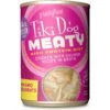 Tiki Dog Meaty Whole Foods Grain-Free Chicken & Salmon Shredded Canned Dog Food, 12-oz, Case Of 8