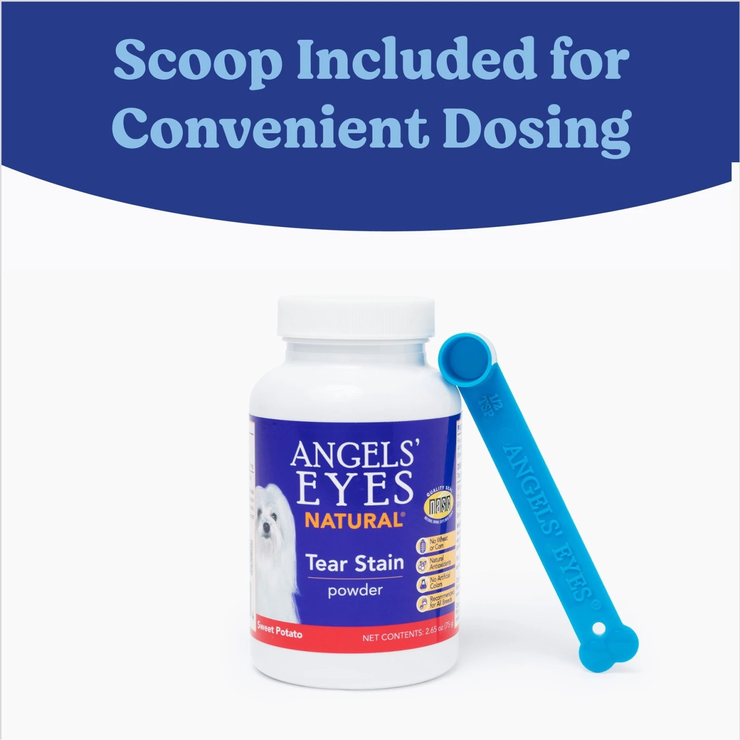 Angels' Eyes Natural Sweet Potato Flavored Powder Tear Stain Supplement For Dogs & Cats 4 Angels' Eyes Natural Sweet Potato Flavored Powder Tear Stain Supplement For Dogs & Cats - Image 4