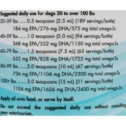 Nordic Naturals Pet Cod Liver Oil Liquid Skin & Coat Supplement For Large & Giant Dogs, 16-oz -Pet Wellness 50587 PT4. AC SS1800 V1488907299
