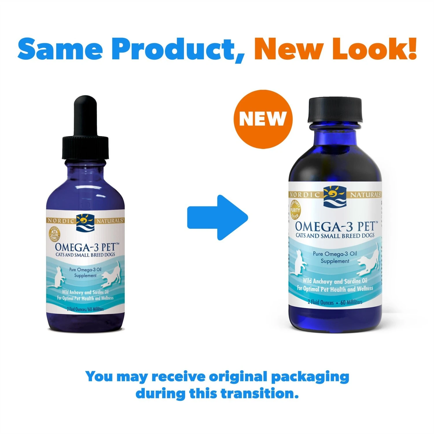 Nordic Naturals Omega-3 Pet Liquid Supplement For Cats & Small Dogs 2 Nordic Naturals Omega-3 Pet Liquid Supplement For Cats & Small Dogs - Image 2