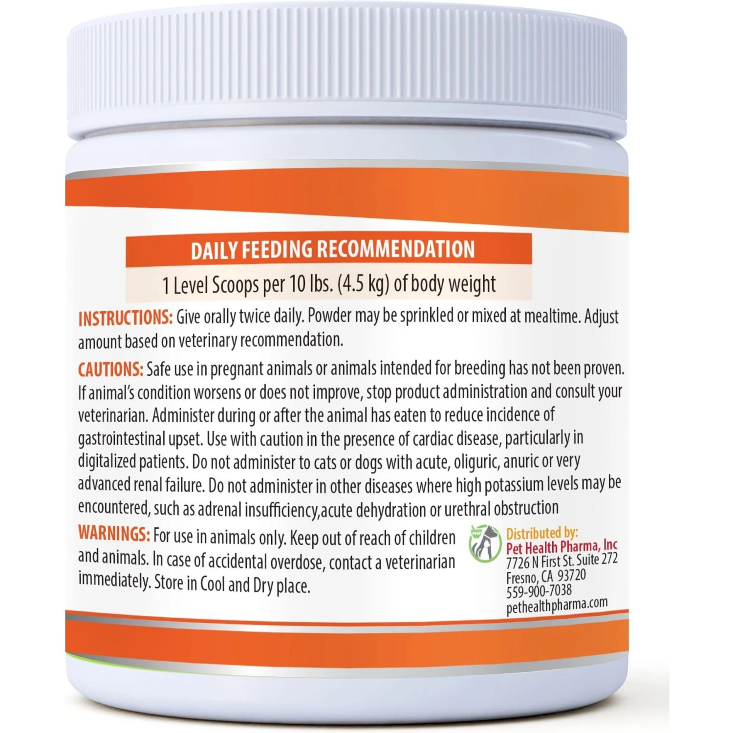 Pet Health Pharma RenaCare K Powder Kidney Cat & Dog Supplement, 4.2-oz 6 Pet Health Pharma RenaCare K Powder Kidney Cat & Dog Supplement, 4.2-oz - Image 6