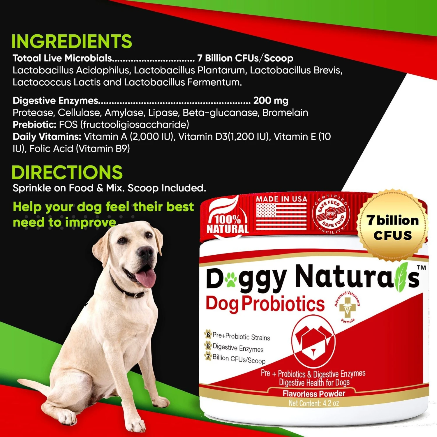 Pet Health Pharma Advanced Max-Strength Digestive Health Probiotic Powder Dog Supplement, 4.2-oz 2 Pet Health Pharma Advanced Max-Strength Digestive Health Probiotic Powder Dog Supplement, 4.2-oz - Image 2