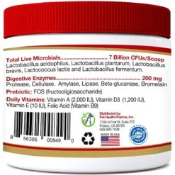 Pet Health Pharma Advanced Max-Strength Digestive Health Probiotic Powder Dog Supplement, 4.2-oz 10 Pet Health Pharma Advanced Max-Strength Digestive Health Probiotic Powder Dog Supplement, 4.2-oz -Pet Wellness 506082 PT2. AC SS1800 V1672328159