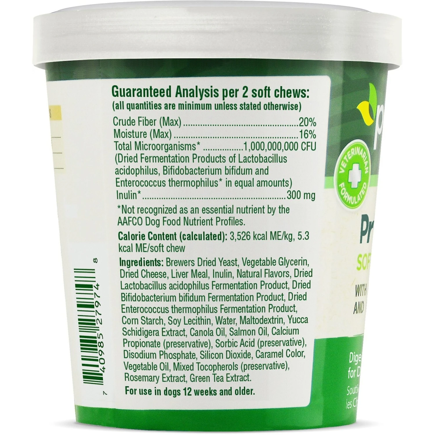 PetNC Natural Care Pre & Probiotic Soft Chews Digestive Supplement For Dogs, 120 Count 2 PetNC Natural Care Pre & Probiotic Soft Chews Digestive Supplement For Dogs, 120 Count - Image 2