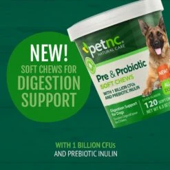 PetNC Natural Care Pre & Probiotic Soft Chews Digestive Supplement For Dogs, 120 Count 13 PetNC Natural Care Pre & Probiotic Soft Chews Digestive Supplement For Dogs, 120 Count -Pet Wellness 506706 PT6. AC SS1800 V1648251084