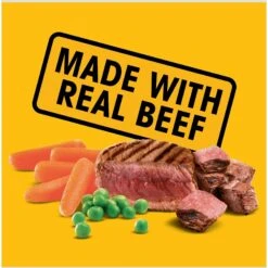 Pedigree Tender Bites In Gravy Chicken & Vegetable Flavor & Steak & Vegetable Flavor Variety Pack Canned Wet Dog Food, 13.2-oz Can, Case Of 12 -Pet Wellness 506754 PT8. AC SS1800 V1648502803