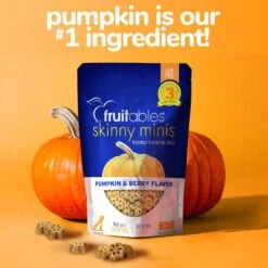 Fruitables Skinny Minis Pumpkin & Berry Flavor Dog Treats 11 Fruitables Skinny Minis Pumpkin & Berry Flavor Dog Treats -Pet Wellness 50835 PT5. AC SS1800 V1662741540