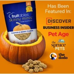 Fruitables Skinny Minis Pumpkin & Berry Flavor Dog Treats 13 Fruitables Skinny Minis Pumpkin & Berry Flavor Dog Treats -Pet Wellness 50835 PT7. AC SS1800 V1662739198