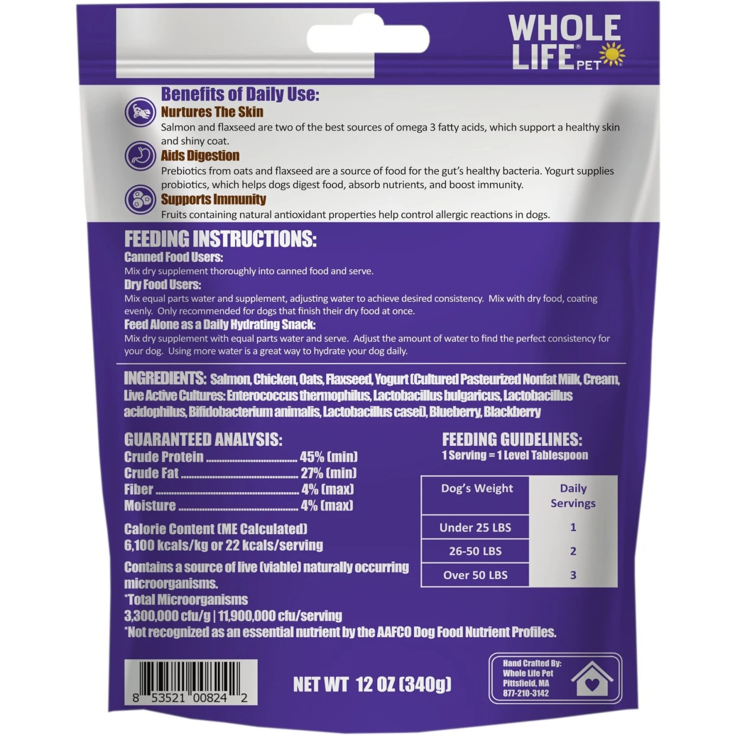 Whole Life Nature's Remedy Skin & Allergy Support Whole Food Dog Supplement, 12-oz Bag 6 Whole Life Nature's Remedy Skin & Allergy Support Whole Food Dog Supplement, 12-oz Bag - Image 6