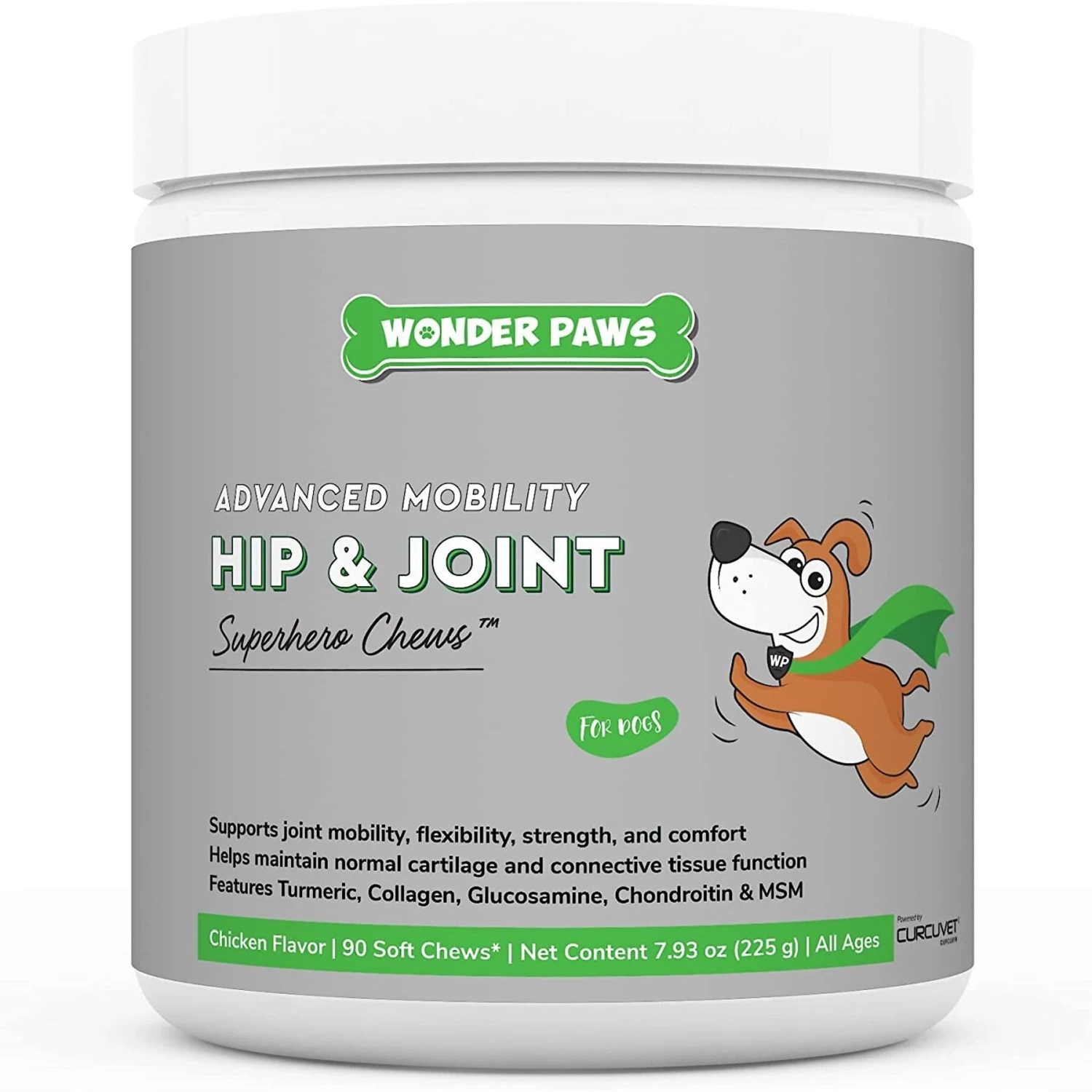 Wonder Paws Hip & Joint Soft Chews Supplement For Dogs, 90 Count 1 Wonder Paws Hip & Joint Soft Chews Supplement For Dogs, 90 Count