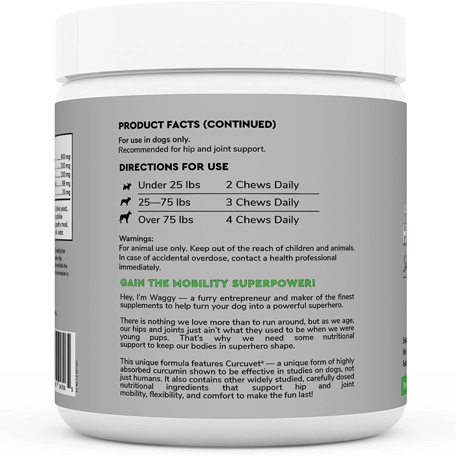 Wonder Paws Hip & Joint Soft Chews Supplement For Dogs, 90 Count 7 Wonder Paws Hip & Joint Soft Chews Supplement For Dogs, 90 Count - Image 7