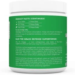 Wonder Paws Grass Hero Burn Spot Treatment & Urinary Health Soft Chews Supplement For Dogs, 60 Count -Pet Wellness 509662 PT2. AC SS1800 V1648669029