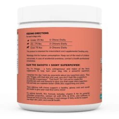 Wonder Paws Skin & Coat Soft Chews Supplement For Dogs, 70 Count -Pet Wellness 509678 PT2. AC SS1800 V1648700793