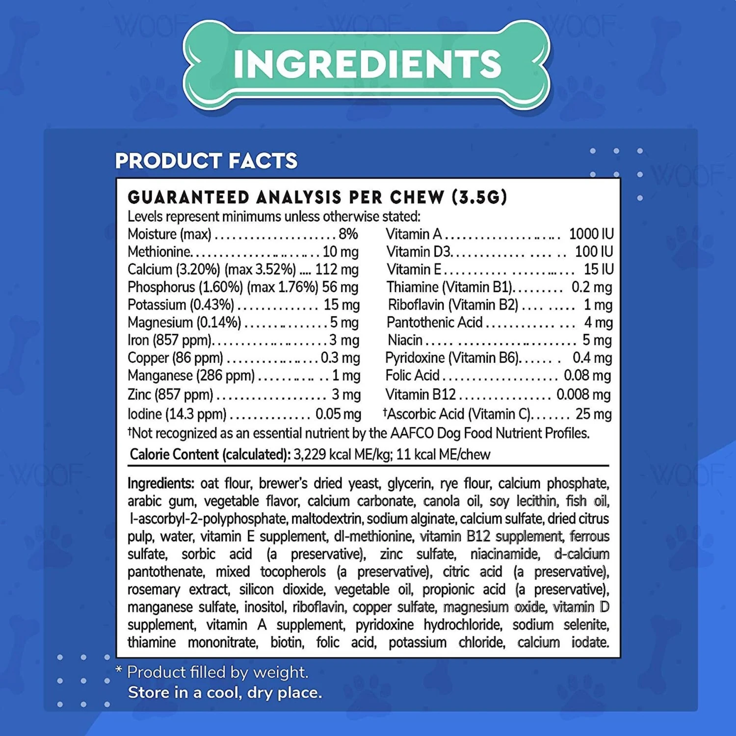 Wonder Paws Daily Multi 21 Multivitamin Soft Chews Supplement For Dogs, 60 Count 2 Wonder Paws Daily Multi 21 Multivitamin Soft Chews Supplement For Dogs, 60 Count - Image 2