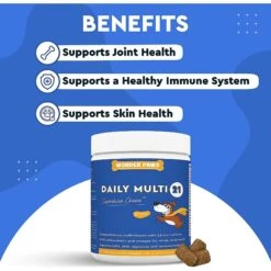 Wonder Paws Daily Multi 21 Multivitamin Soft Chews Supplement For Dogs, 60 Count 8 Wonder Paws Daily Multi 21 Multivitamin Soft Chews Supplement For Dogs, 60 Count -Pet Wellness 509726 PT2. AC SS1800 V1648697507
