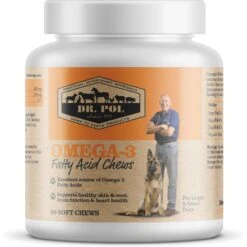 Dr. Pol Omega-3 Fatty Acid Chews Dog Supplement, 90 Count
