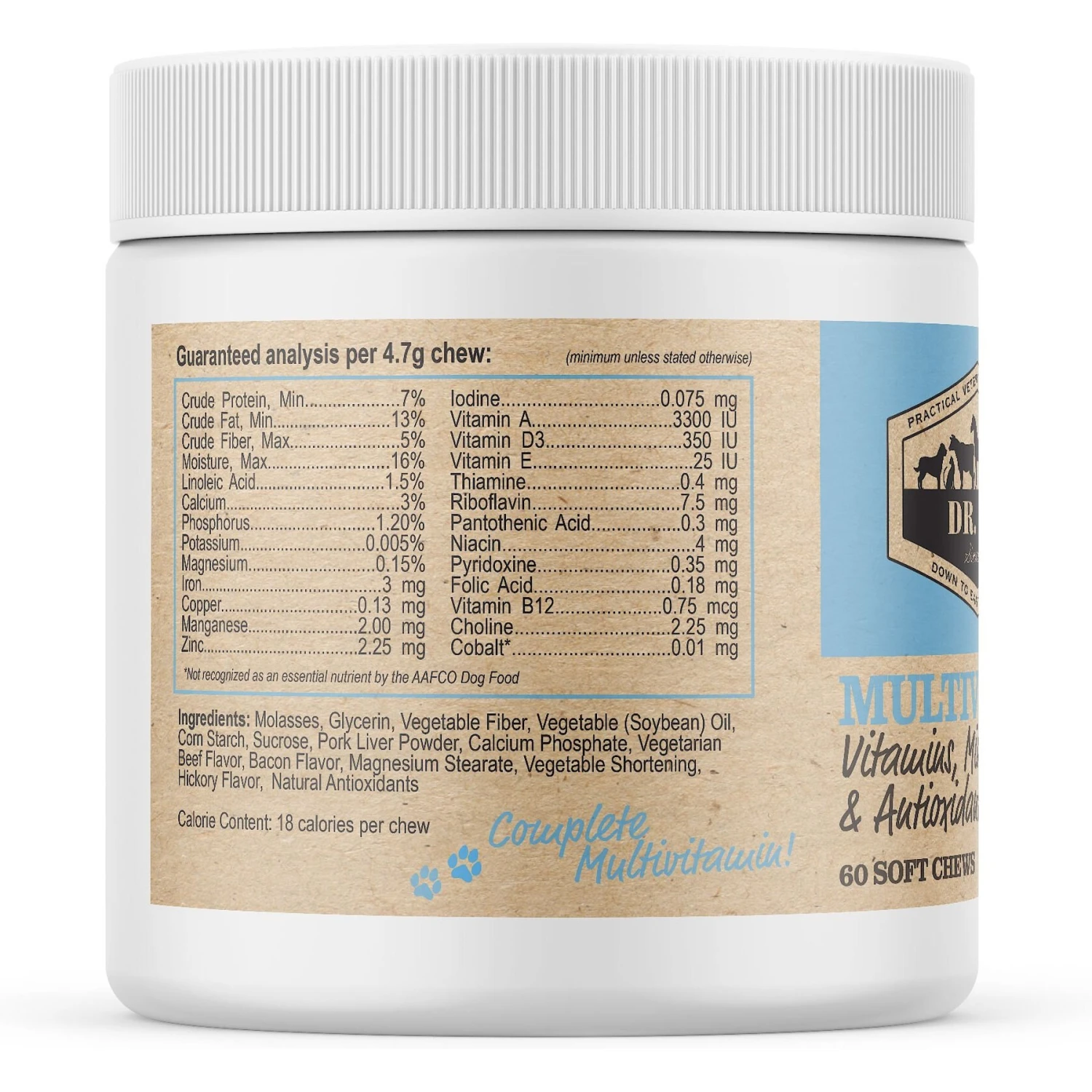 Dr. Pol Chewable MultiVitamins Dog Supplement, 60 Count 2 Dr. Pol Chewable MultiVitamins Dog Supplement, 60 Count - Image 2