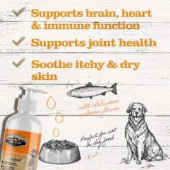 Dr. Pol Omega 3 Fish Oil With EPA & DHA Dog Supplement, 8-oz Bottle -Pet Wellness 510638 PT3. AC SS1800 V1648671422