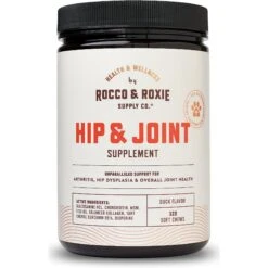 Rocco & Roxie Supply Co. Duck Flavor Hip & Joint Dog Supplement, 120 Count
