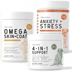 Chew + Heal Taster Trio Essential Supplements For Dogs