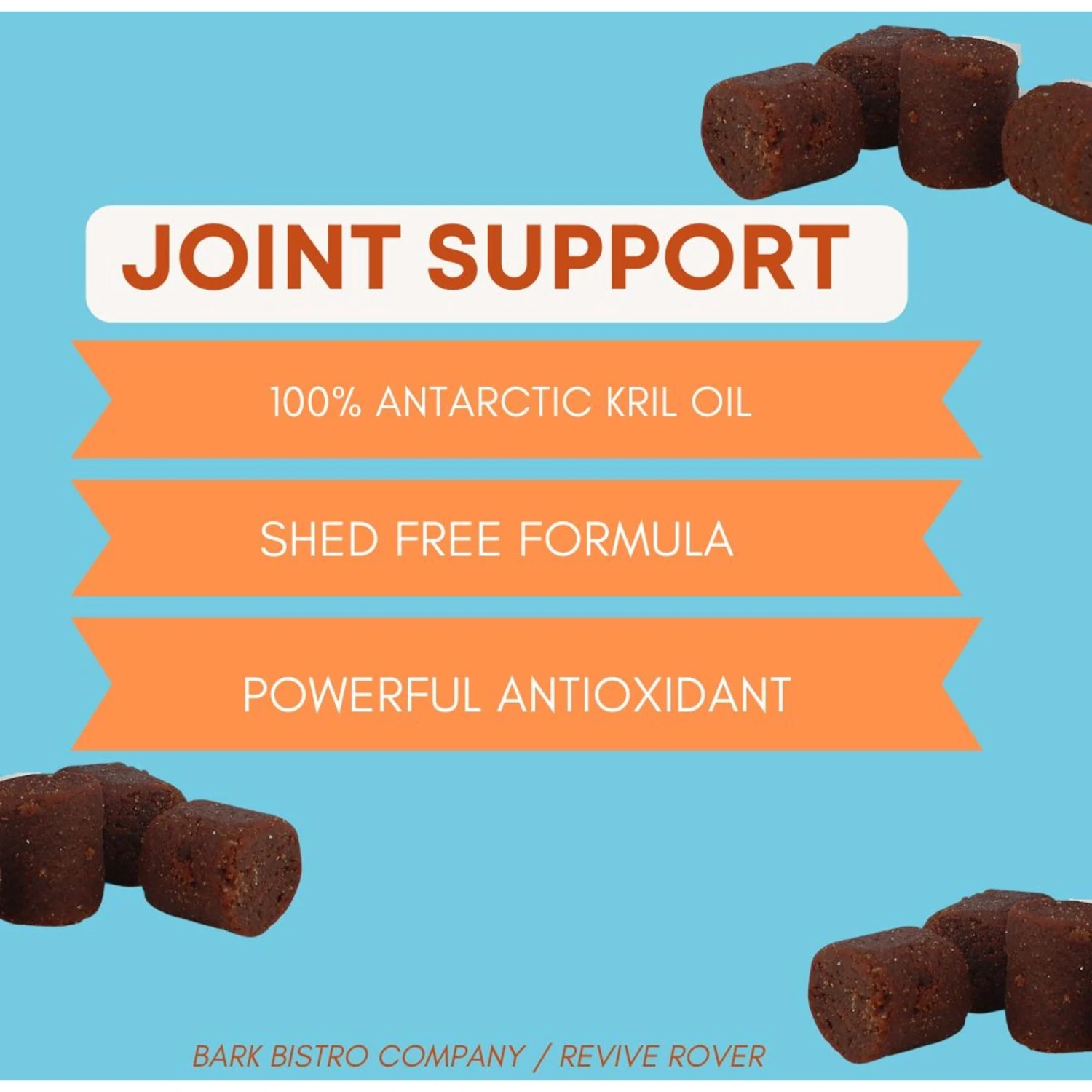 Bark Bistro Company Krill Oil Chews! Soft Chew Allergy & Skin & Coat Supplement For Dogs, 60 Count 6 Bark Bistro Company Krill Oil Chews! Soft Chew Allergy & Skin & Coat Supplement For Dogs, 60 Count - Image 6