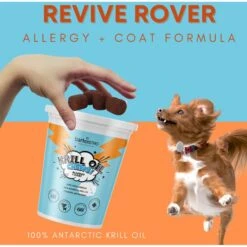 Bark Bistro Company Krill Oil Chews! Soft Chew Allergy & Skin & Coat Supplement For Dogs, 60 Count 15 Bark Bistro Company Krill Oil Chews! Soft Chew Allergy & Skin & Coat Supplement For Dogs, 60 Count -Pet Wellness 513302 PT7. AC SS1800 V1673891951