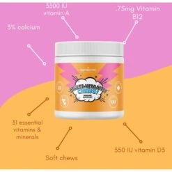 Bark Bistro Company Multi-Vitamin Chews! Soft Chew Multivitamin For Dogs, 60 Count 10 Bark Bistro Company Multi-Vitamin Chews! Soft Chew Multivitamin For Dogs, 60 Count -Pet Wellness 513334 PT4. AC SS1800 V1673892017