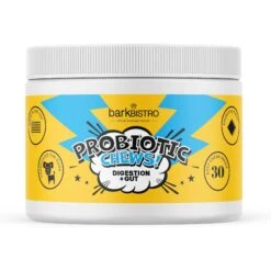 Bark Bistro Company Probiotic Chews! Soft Chews Digestive Supplement For Dogs, 30 Count
