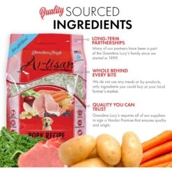Grandma Lucy's Artisan Pork Grain-Free Freeze-Dried Dog Food 12 Grandma Lucy's Artisan Pork Grain-Free Freeze-Dried Dog Food -Pet Wellness 51344 PT3. AC SS1800 V1676648116