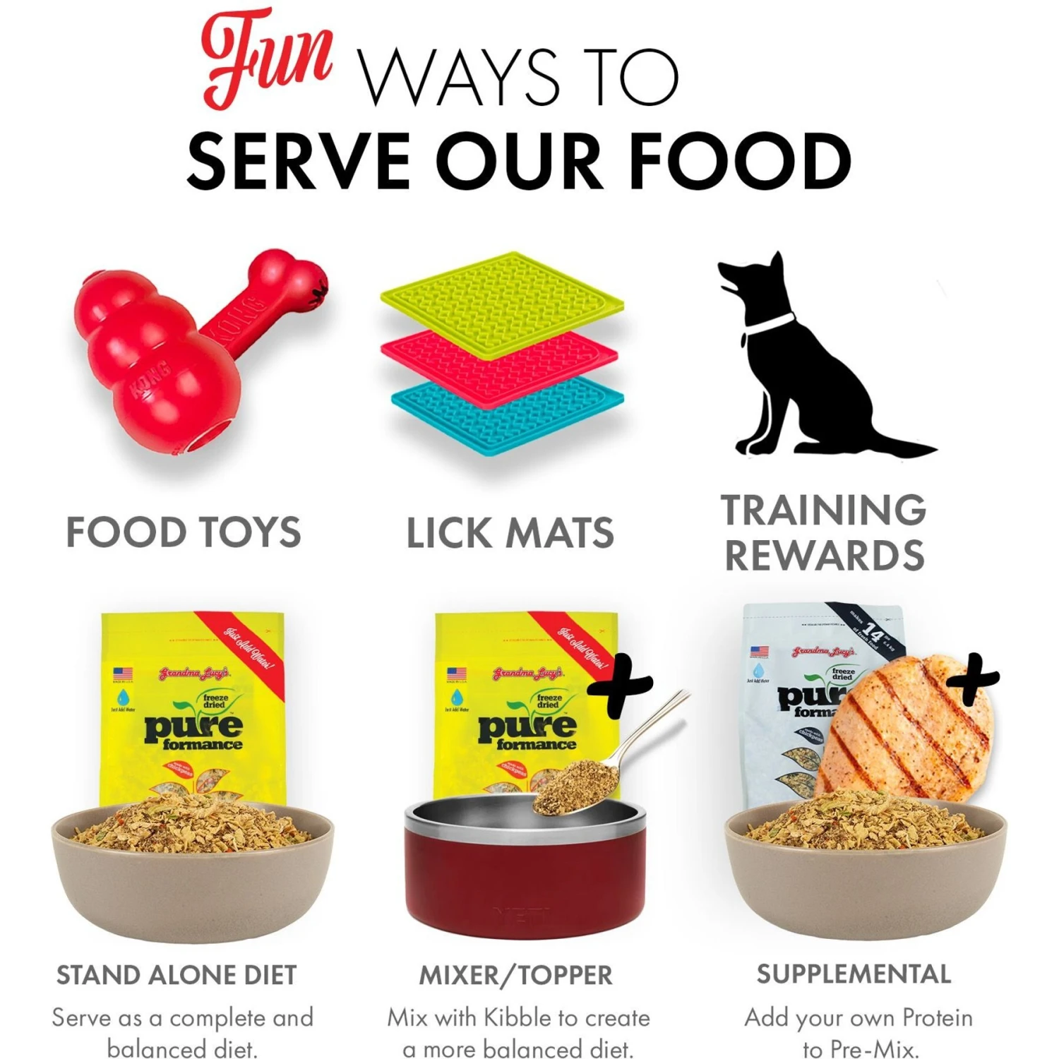 Grandma Lucy's Pureformance Chicken Grain-Free Freeze-Dried Dog Food 6 Grandma Lucy's Pureformance Chicken Grain-Free Freeze-Dried Dog Food - Image 6