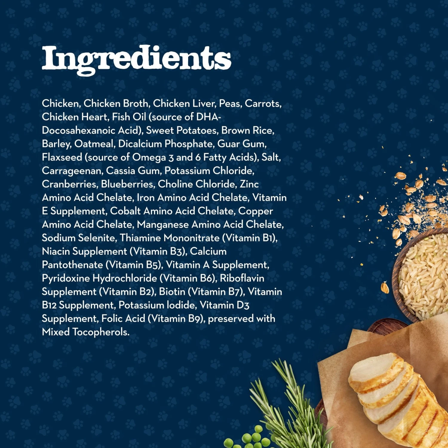 Blue Buffalo Baby Blue Large Breed Healthy Growth Formula Natural Chicken & Brown Rice Recipe Puppy Dry Food, 24-lb Bag & Blue Buffalo Baby Blue Healthy Growth Formula Natural Chicken & Vegetable Recipe Puppy Wet Food, 12.5-oz Cans, Case Of 12 8 Blue Buffalo Baby Blue Large Breed Healthy Growth Formula Natural Chicken & Brown Rice Recipe Puppy Dry Food, 24-lb Bag & Blue Buffalo Baby Blue Healthy Growth Formula Natural Chicken & Vegetable Recipe Puppy Wet Food, 12.5-oz Cans, Case Of 12 - Image 8