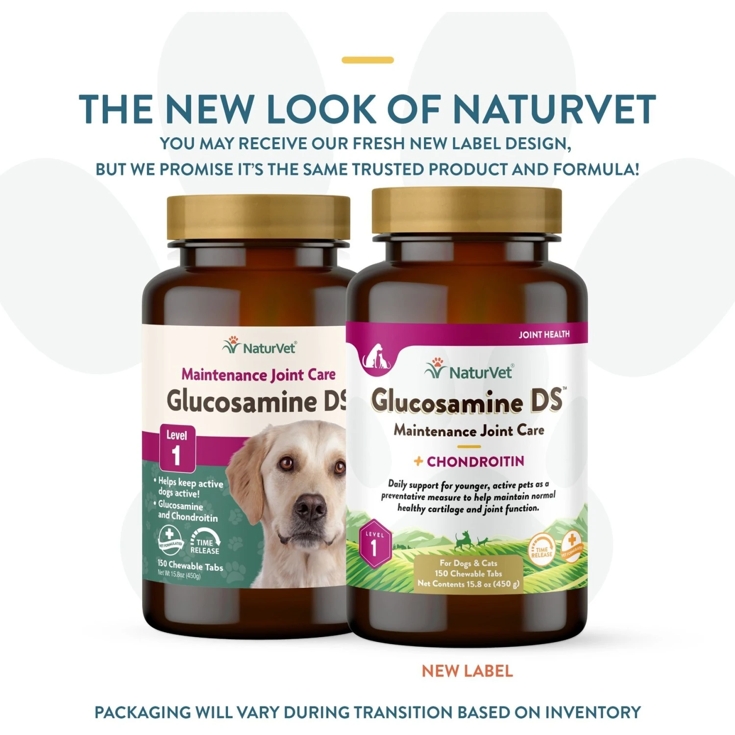 NaturVet Maintenance Care Glucosamine DS Chewable Tablets Joint Supplement For Dogs & Cats 2 NaturVet Maintenance Care Glucosamine DS Chewable Tablets Joint Supplement For Dogs & Cats - Image 2