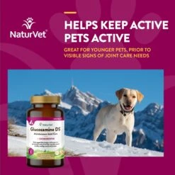 NaturVet Maintenance Care Glucosamine DS Chewable Tablets Joint Supplement For Dogs & Cats 11 NaturVet Maintenance Care Glucosamine DS Chewable Tablets Joint Supplement For Dogs & Cats -Pet Wellness 51624 PT3. AC SS1800 V1698694290