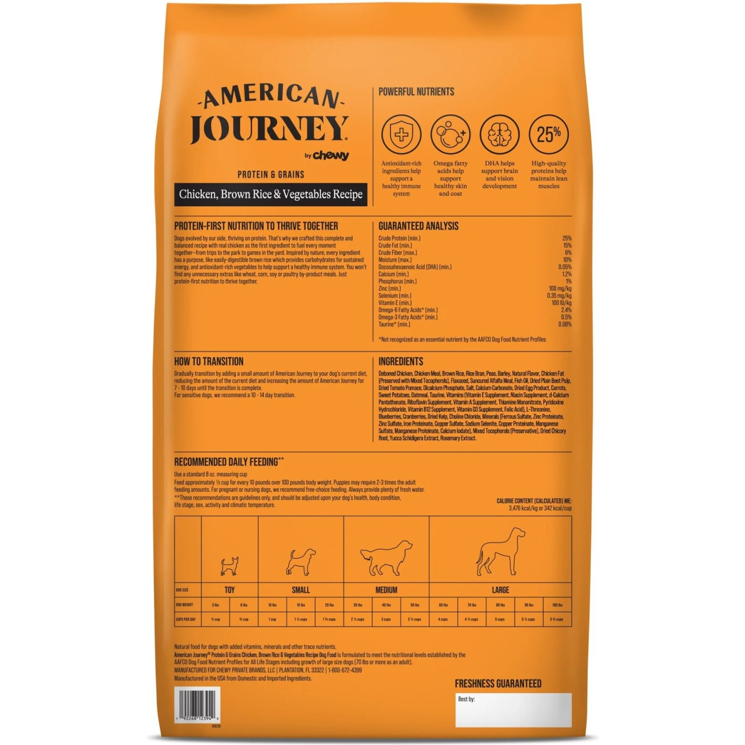 American Journey Poultry & Beef Variety Pack Canned Dog Food, 12.5-oz, Case Of 12 & American Journey Protein & Grains Chicken, Brown Rice & Vegetables Recipe Dry Dog Food 3 American Journey Poultry & Beef Variety Pack Canned Dog Food, 12.5-oz, Case Of 12 & American Journey Protein & Grains Chicken, Brown Rice & Vegetables Recipe Dry Dog Food - Image 3
