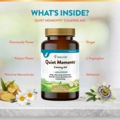 NaturVet Quiet Moments Chewable Tablets Calming Supplement For Dogs -Pet Wellness 51659 PT4. AC SS1800 V1698695084