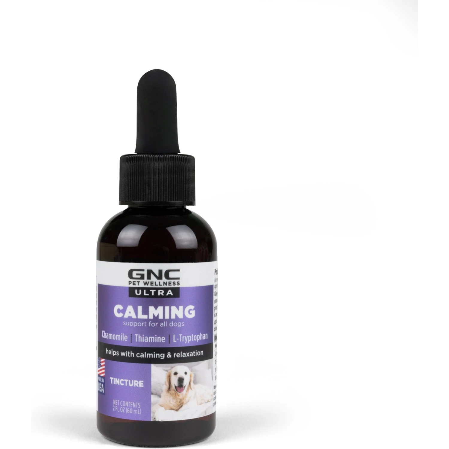 GNC Pets ULTRA Calming Tincture Dog Supplement, 60-ml Bottle 1 GNC Pets ULTRA Calming Tincture Dog Supplement, 60-ml Bottle