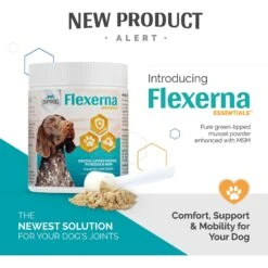 TopDog Health Flexerna Essentials Powder Joint Supplement For Dogs, 3-oz Jar -Pet Wellness 520062 PT4. AC SS1800 V1649703985