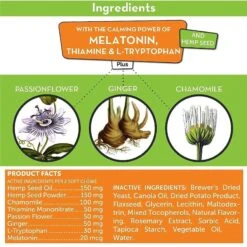 ThunderShirt Classic Anxiety & Calming Vest For Dogs, Heather Grey & ThunderWunders Hemp Calming Dog Chews -Pet Wellness 520886 PT7. AC SS1800 V1650094003